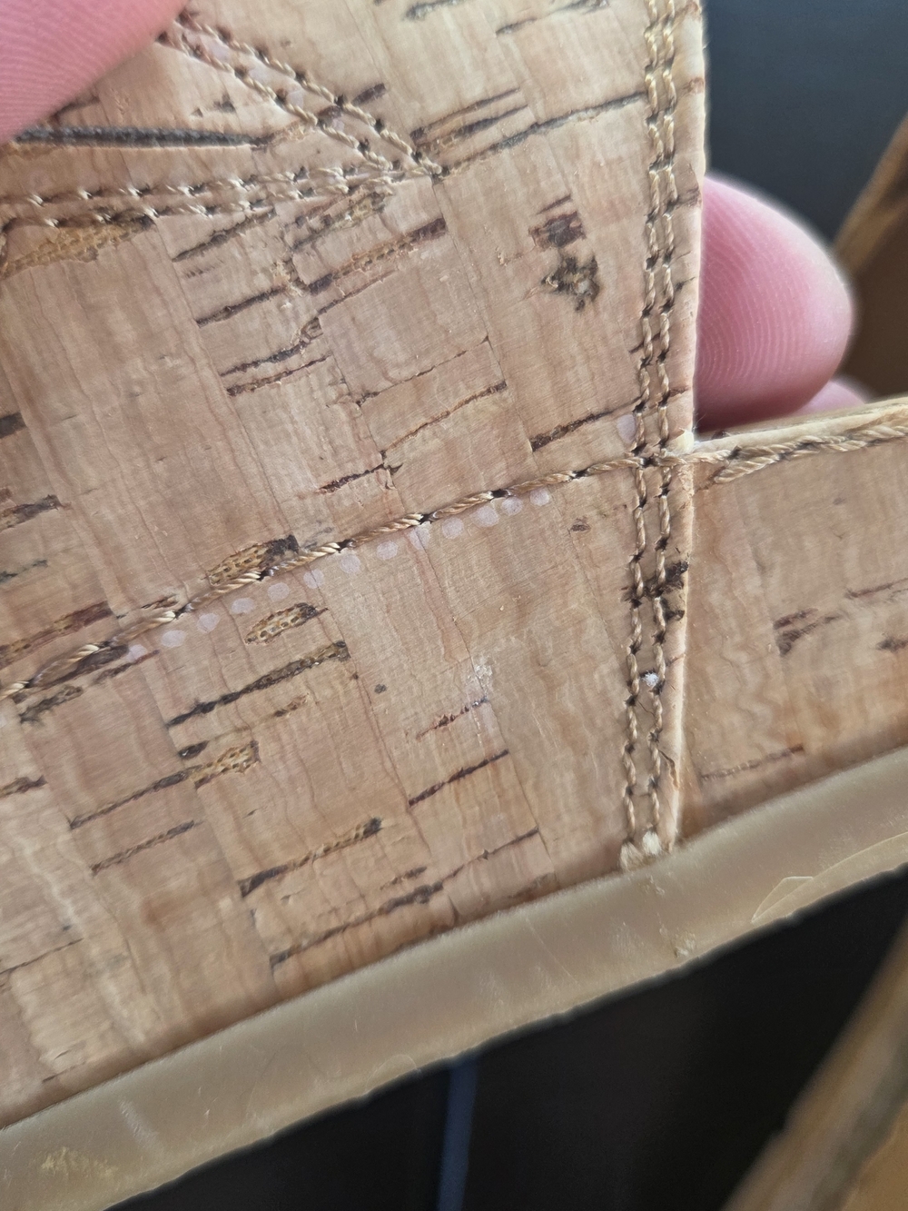 Baretraps Cork-Look Double Strap Slide Sandals - Tan - Picture 8 of 8